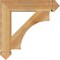 Ekena Millwork Westlake Arts & Crafts Rough Sawn Bracket, Western Red Cedar, 4"W x 22"D x 22"H BKT04X22X22WTL03RWR - alternate 3